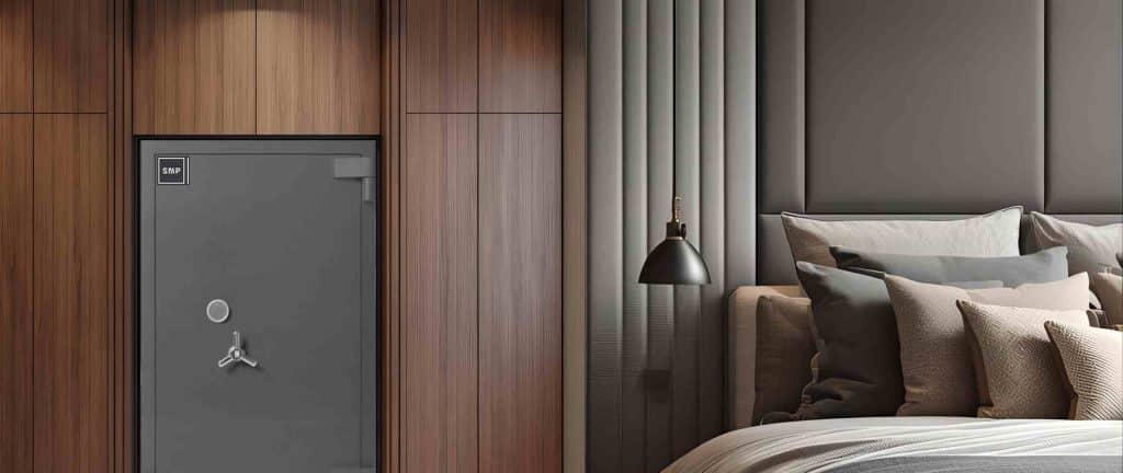 Safes International's home safe in a bedroom Safes International's home safe in a bedroom
