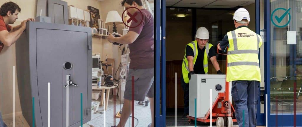 professional safe installation vs DIY